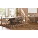 Elements Toffee Rope Pedestal Extendable Dining Room Set