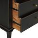 Trento Distressed Black 6 Drawer Dresser