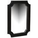 Trento Distressed Black Rectangular Wall Mirror