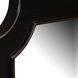 Trento Distressed Black Rectangular Wall Mirror