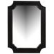 Trento Distressed Black Rectangular Wall Mirror