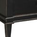Trento Distressed Black 3 Drawer Nightstand