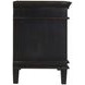 Trento Distressed Black 3 Drawer Nightstand