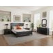 Trento Distressed Black 3 Drawer Nightstand