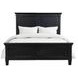 Trento Distressed Black Panel Bedroom Set