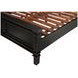 Trento Distressed Black Queen Panel Bed