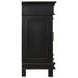 Trento Distressed Black 4 Door Sideboard