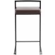 Fuji Black and Brown Counter Stool Set of 2