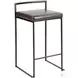 Fuji Black and Brown Counter Stool Set of 2