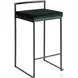 Fuji Black and Green Counter Stool Set of 2