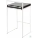 Fuji White and Black Counter Stool Set of 2