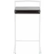 Fuji White and Black Counter Stool Set of 2
