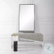 Pinnacle Gray and White Bench