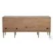 Tightrope neutral Oak Ceruse 4 Door Accent Cabinet