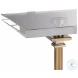 Katrielle Brushed Brass Drink Table