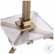Katrielle Brushed Brass Drink Table