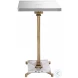 Katrielle Brushed Brass Drink Table