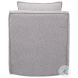 Welland Ivory and Warm Gray Swivel Chair