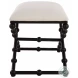 Steele Crisp White Small Bench