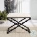 Steele Crisp White Small Bench