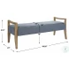 Daylight Sky Blue Bench