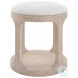 Dennen Off White Ottoman