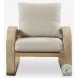 Barbora Airy Fawn Accent Chair