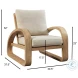 Barbora Airy Fawn Accent Chair