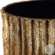 Aeris Heavily Textured Antique Gold Drink Table