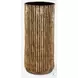 Aeris Heavily Textured Antique Gold Drink Table