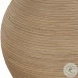 Carys Natural And Antique Brass Accent Table