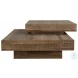 Rustic Planes Woodtone Coffee Table