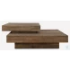 Rustic Planes Woodtone Coffee Table