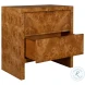 Indus Natural Poplar Burl 2 Drawer Chest