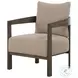 Lizae Dark Sand Tone Accent Chair