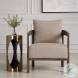 Lizae Dark Sand Tone Accent Chair