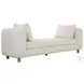 Repose Soft Ivory Oversized Bench