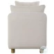 Repose Soft Ivory Oversized Bench