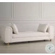 Repose Soft Ivory Oversized Bench