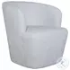 Dune Light Cloud Blue Barrel Swivel Chair