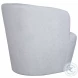 Dune Light Cloud Blue Barrel Swivel Chair