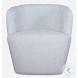 Dune Light Cloud Blue Barrel Swivel Chair