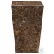 Poe Emperador Brown Marble Accent Table