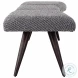Tiegan Charcoal And Slate Gray Bench