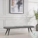 Tiegan Charcoal And Slate Gray Bench