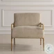Kashmir Soft Fawn Tone Accent Chair