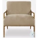 Kashmir Soft Fawn Tone Accent Chair