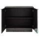 Lysandre Rich Ebony Stain 2 Door Accent Cabinet