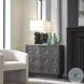 Lysandre Rich Ebony Stain 2 Door Accent Cabinet