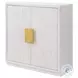 Tessa White 2 Door Accent Cabinet